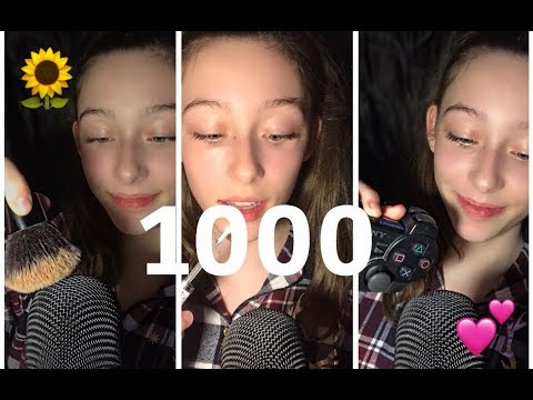 ASMR - 🎉 1000 TRIGGERS FOR 1000 SUBSCRIBERS! 🎉