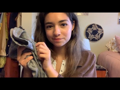 ASMR Fall Thrift Hall | Whispered Try On