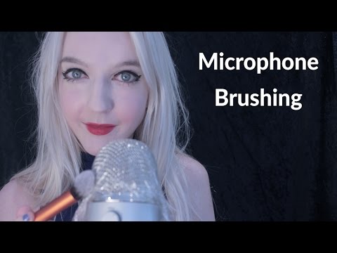 ASMR Microphone Brushing, Scratching, Tapping & Close Whispering ♡ (Plastic Wrap)