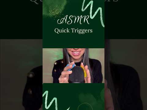 ASMR quick triggers (no talking) | Part 3 #asmr #relax #tingling #asmrtriggers #relaxing #tingles