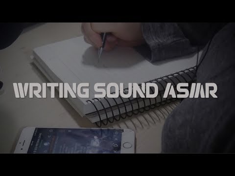 한국어 ASMR [Writing sound│book tapping│page turning│paper sound] 책 탭핑 / 책 넘기는 소리 / 글씨 쓰는 asmr│공부 asmr