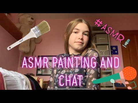 ASMR painting my mic and chat (trigger assortment)