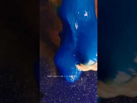 aggressive slime #asmrsounds #satisfyingvideo #shorts
