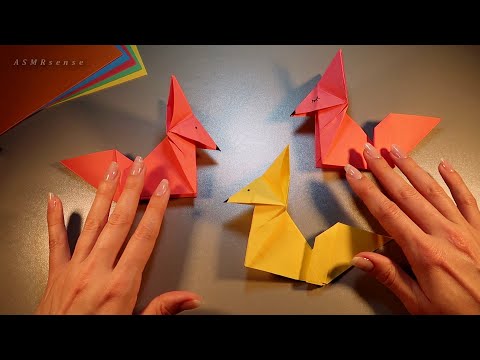 Origami Paper Fox 🦊 ASMR Whisper