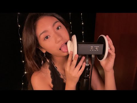 ASMR ~ Ear Licking | Tingly Mouth Sounds 😜