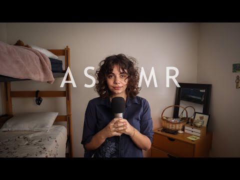 ASMR ~ asking you questions and showing you my room, closet, and cat