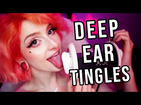 (ASMR) Brain Melting - Deep Ear Licking & Brain Scratching