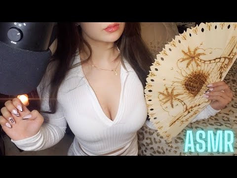 ASMR Mic Triggers Fast And Aggressive Tapping And Scratching Long Nails For Deep Sleep Whispered