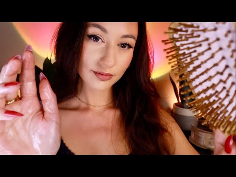 ASMR the BEST Personal Attention to Make You Sleepy 😴 Face Brushing, Hair Brushing & Massage
