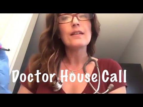 ASMR Doctor House Call Visit | Anxiety Attack Relief | Personal Medical Attention | Rain Sounds