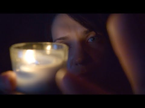 ASMR Caught in the Storm - Heavy Rain, Candles, Face Touching