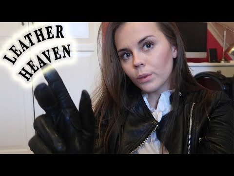 ASMR -  Are You Ready For LEATHER HEAVEN? (Jacket & Gloves)