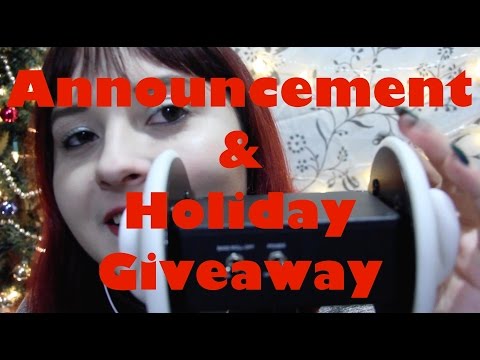 (CLOSED) Announcement & Holiday Giveaway 🎁