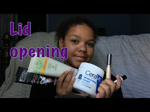 ASMR- opening and closing lids| tapping 💙💚