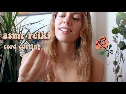 ASMR Reiki for inspiration ✨ cord cutting, plucking, finger fluttering and aura cleansing