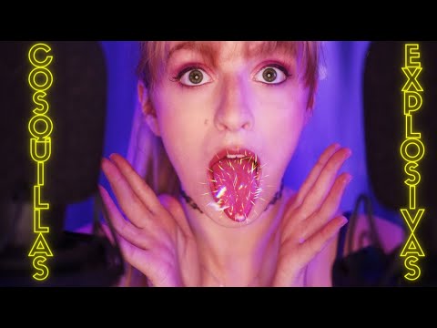 ASMR Para que sientas cosquillas EXPLOSIVAS | Popping candy