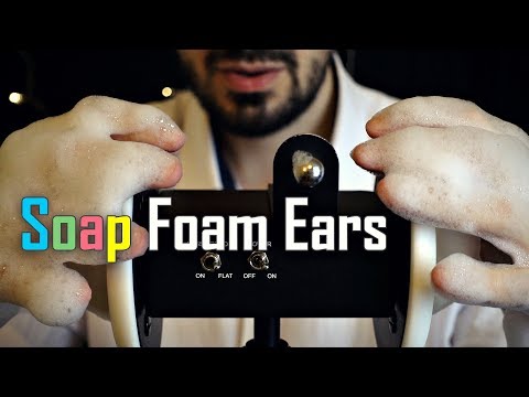 ASMR Soap Foam Ears 💤 💨 💦
