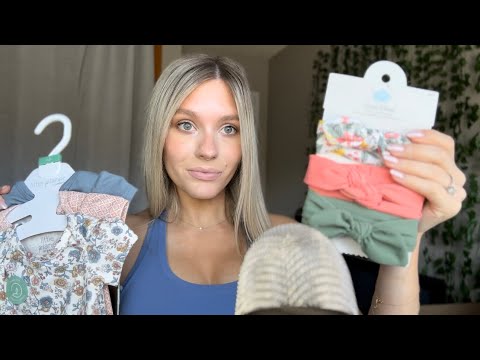 ASMR| Close to Mic Whisper- Baby Haul (Tracing, Softly Spoken, Light Mouth Sounds)🩷
