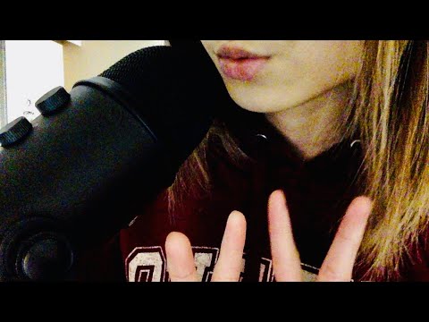 ASMR Unintelligible Whispers and Kisses for SLEEP ❤️~(FAST/No Talking**)