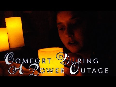 Comfort During A Power Outage Whispered ASMR Role Play (Binaural 3Dio Sound)