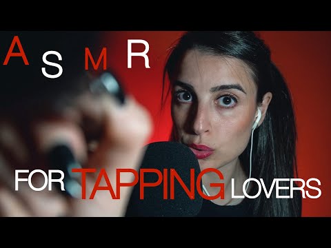 [ASMR] FOR TAPPING LOVERS + hand movements + crunchy yogurt sounds 😴