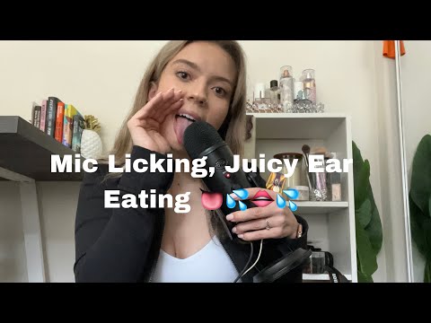 ASMR| Eating My Blue Yeti, Mic Licklng, Tapping On Tingly Items