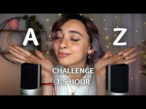 LA CHALLENGE DELL'ALFABETO! | ASMR 1.5  hour long