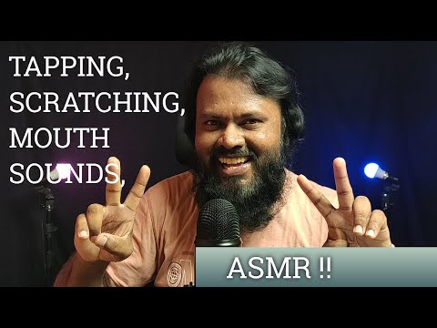 ASMR Tapping And Scratching Mouth Sounds
