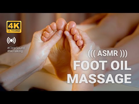 ASMR | MASSAGE | Foot Oil Massage
