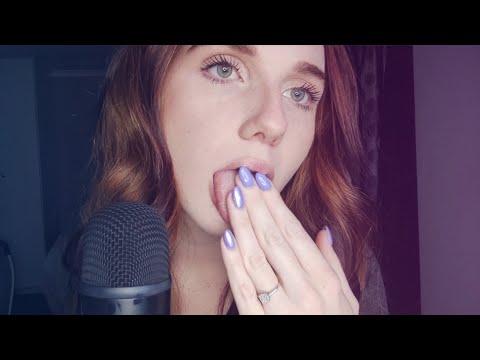 ASMR | Spit Painting YOU & Wet Mouth Sounds 😌 (slightly chaotic, only a little bit)