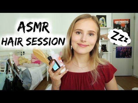 Sleep-Inducing Hair Session (Brushing, Tapping, ...) | cara0cara ASMR