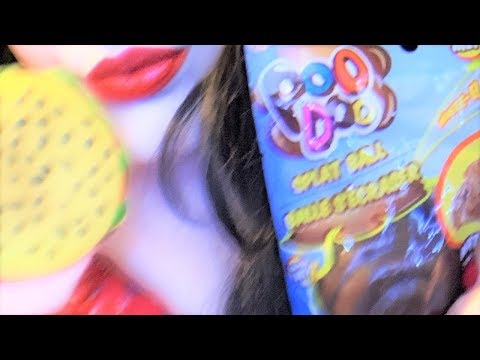 ASMR Tapping and Whispering - Squishy!