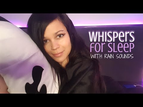ASMR Whisper for Sleep and Relaxation 💦 with Rain Sounds 💦