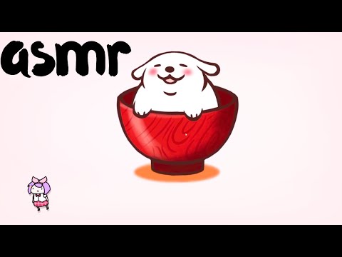 asmr | cute puppy licks your ears