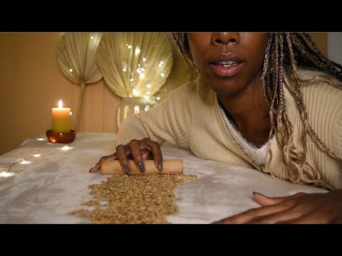ASMR Seeds MASSAGE for INTENSE RELAXATION_ Body Scan, Comb, Back Tracing, Energy Cleansing