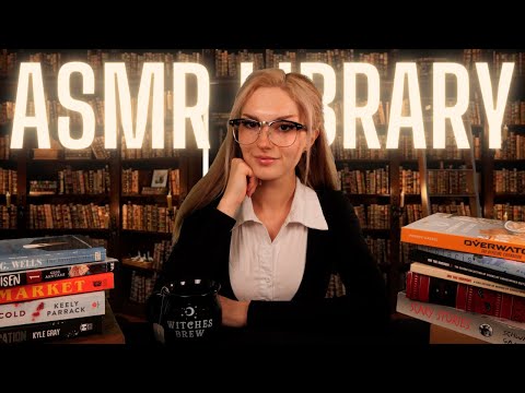 Welcome to the ASMR Library | Whispering, Page Flipping, Typing, Etc.