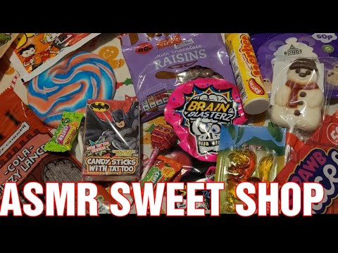 ASMR Candy Shop RP Whispering and Crinkle Sounds !🍭🍬🍭🍬🍭🍬