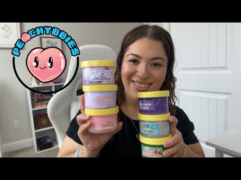 ASMR| PeachyBbies Slime Haul 🤗- Having fun playing with BEST slime ✨
