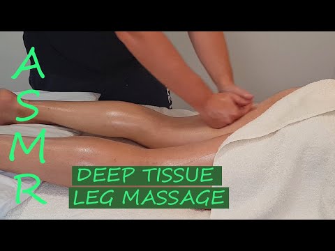 [ASMR] Deep Tissue Leg Massage [No talking][No Music][Massage sounds]