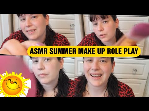 ASMR Doing your Summer Make Up  RP