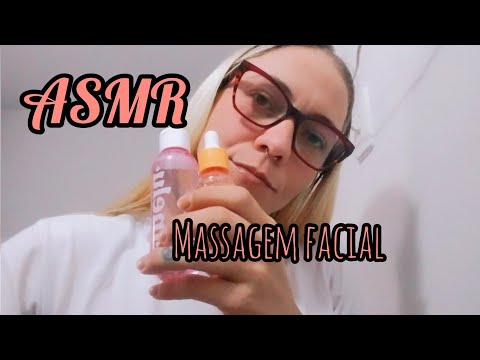 ASMR Caseiro (Massagem facial Relaxante)💆