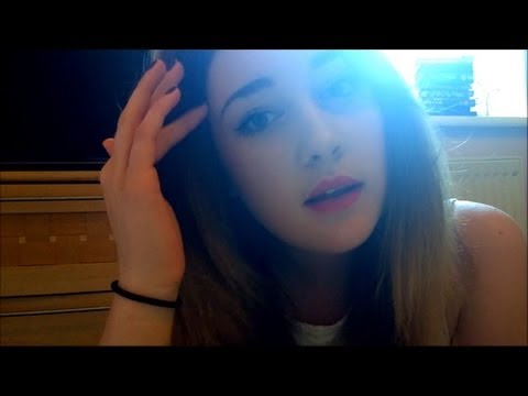 ☮ASMR BRUSHING&PLAYING WITH MY HAIR ABOUT ME WHISPER☮