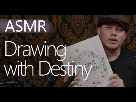 Drawing in Secret Garden ~ ASMR/Binaural/Drawing/Whispering