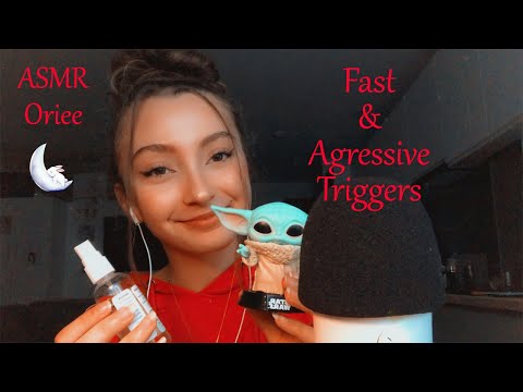 ASMR | Fast & agressive triggers 😈🌟