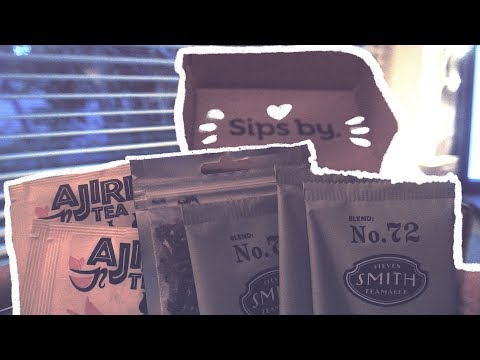Unboxing September Sips By Box ASMR