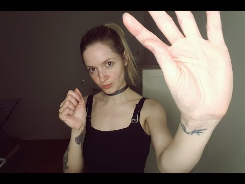 ASMR hand sounds & tongue clicking - personal attention with whispering