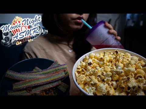 🍿ASMR MOVIE NIGHT WITH A FRIEND🍿| Roleplay, Eating and Lip Smacking sounds for many tingles