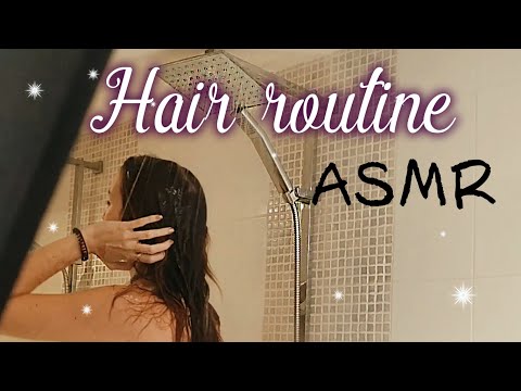 ASMR | Ma routine cheveux (roux) 💕 Hair routine care