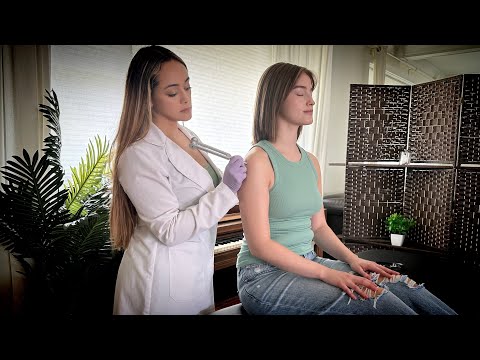 ASMR Physician Head to Toe & Shoulder Injury Assessment 2023  ['Unintentional Style'] | Roleplay