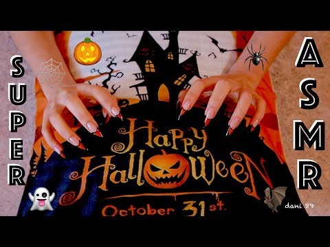 🎃 SUPER relaxing & satisfying ASMR 🎃 HAPPY HALLOWEEN! 🕷 NEW stiletto nails..... 😏 🕸